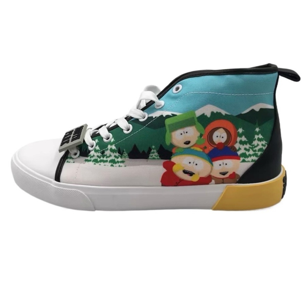 🎮South Park High-Top Sneakers Mens Size 11 Ground Up Cartoon Streetwear Shoes
